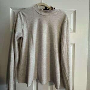 Banana Republic Light Gray Turtleneck Longsleeve